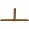 Ekena Millwork Eugene Rough Sawn Timber Gable Bracket, Western Red Cedar, 84"W x 49"H x 2"D x 6"F, 14/12 Pitch GBW084X49X0206EUG00RWR - alternate 2